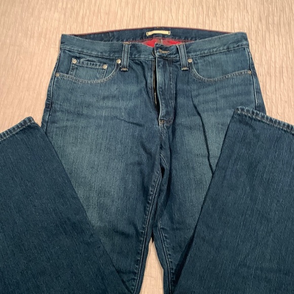 Ll Bean Mens Flannel Lined Jeans 